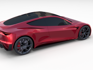 tesla roadster 2020 3D Model
