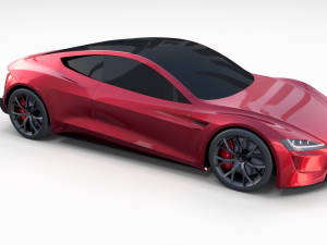 tesla roadster 2020 3D Model