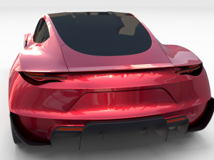 tesla roadster 2020 3D Model