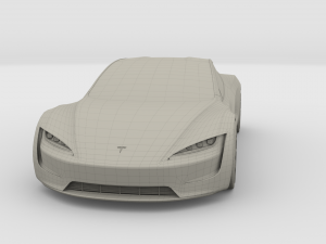 tesla roadster 2020 3D Model