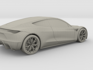 tesla roadster 2020 3D Model