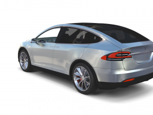 tesla roadster model s x 3 with interiors Model 3D