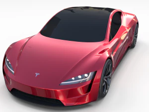 tesla collection roadster model s x 3 3D Model
