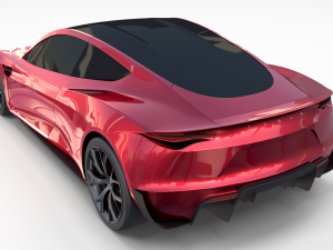 tesla collection roadster model s x 3 3D Model