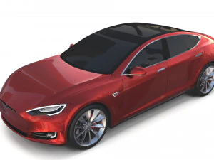tesla collection roadster model s x 3 3D Model