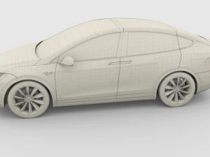 tesla collection roadster model s x 3 3D Model