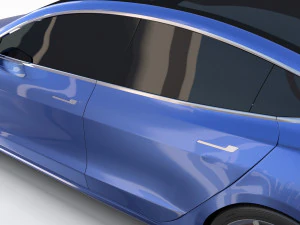tesla collection roadster model s x 3 3D Model