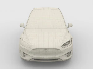 tesla collection roadster model s x 3 3D Model