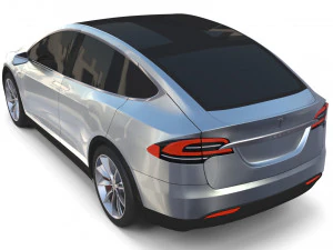 tesla collection roadster model s x 3 3D Model