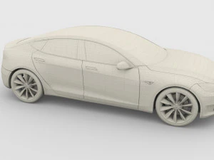 tesla collection roadster model s x 3 3D Model