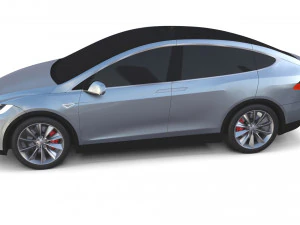 tesla collection roadster model s x 3 3D Model