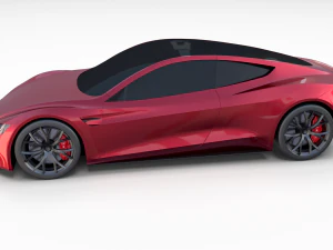 tesla collection roadster model s x 3 3D Model