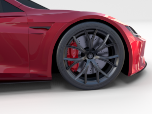 tesla collection roadster model s x 3 3D Model