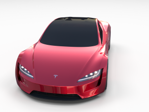 tesla collection roadster model s x 3 3D Model