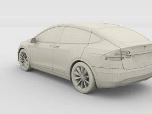 tesla collection roadster model s x 3 3D Model