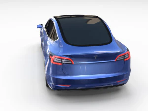 tesla collection roadster model s x 3 3D Model