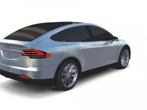 tesla collection roadster model s x 3 3D Model