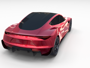 tesla collection roadster model s x 3 3D Model