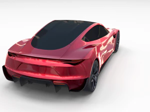 tesla collection roadster model s x 3 3D Model
