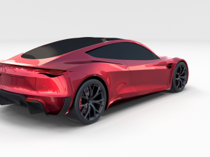 tesla collection roadster model s x 3 3D Model