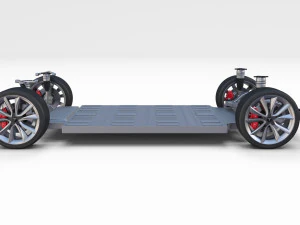 tesla roadster model s x 3 chassis pack 3D Model