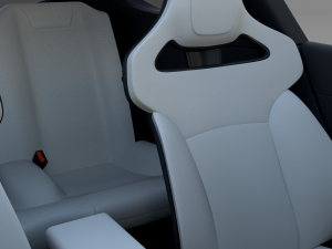 tesla roadster 2020 midnight silver with interior and chassis 3D Model