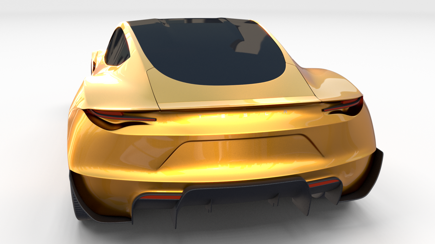 Tesla roadster shop gold