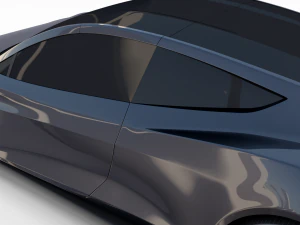 tesla roadster midnight silver 3D Model