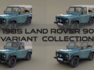 1985 land rover defender 90 pack 3D मॉडल