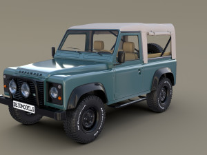 1985 land rover defender 90 pack Model 3D
