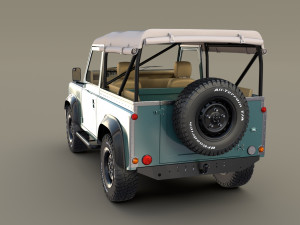 1985 land rover defender 90 pack Model 3D
