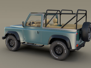 1985 land rover defender 90 pack Model 3D