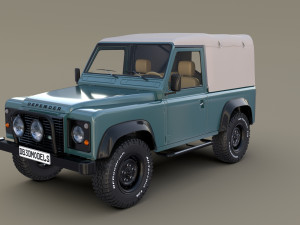 1985 land rover defender 90 pack Model 3D