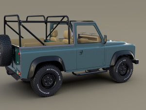 1985 land rover defender 90 pack Model 3D
