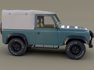 1985 land rover defender 90 pack Model 3D