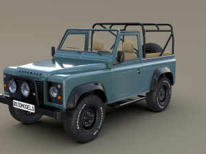1985 land rover defender 90 pack Model 3D