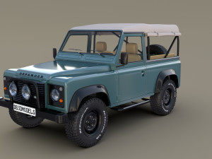 1985 land rover defender 90 pack Model 3D