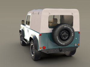 1985 land rover defender 90 pack Model 3D