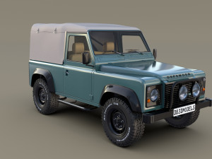 1985 land rover defender 90 pack Model 3D