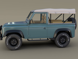 1985 land rover defender 90 pack Model 3D