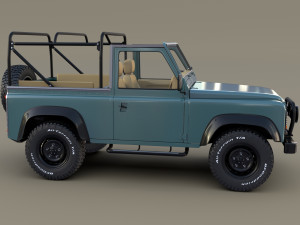 1985 land rover defender 90 pack Model 3D