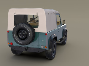 1985 land rover defender 90 pack Model 3D
