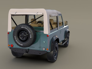 1985 land rover defender 90 pack Model 3D