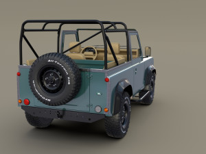 1985 land rover defender 90 pack Model 3D