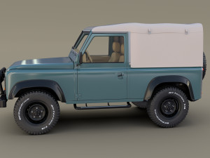 1985 land rover defender 90 pack Model 3D