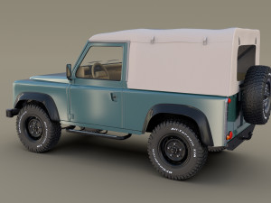 1985 land rover defender 90 pack Model 3D