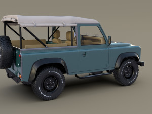1985 land rover defender 90 pack Model 3D