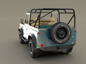 1985 land rover defender 90 pack Model 3D