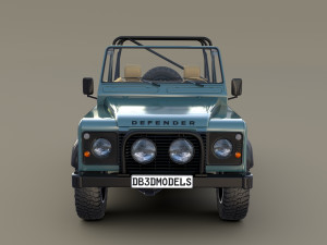 1985 land rover defender 90 pack Model 3D