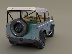 1985 land rover defender 90 pack Model 3D